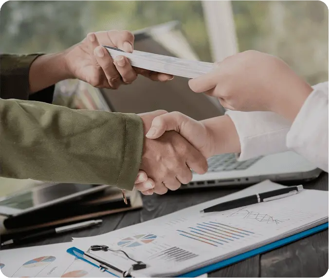 Customer information display graphic